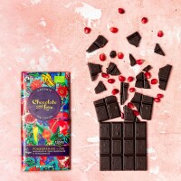 Chocolate and Love Pomegranate Dark Chocolate 70% Kakao...