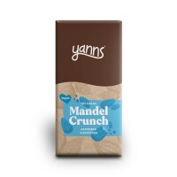 yanns 7er Komplettset Edelbitter Puffreis Haselnuss Mandel Crunch CaféMocca Extradunkel Knusperkeks
